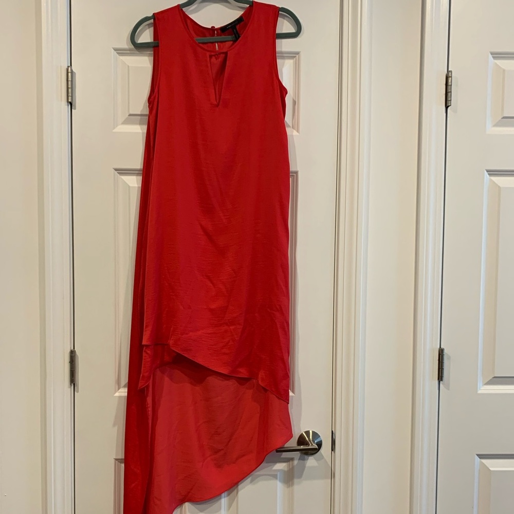 BCBG High Low Silk Dress